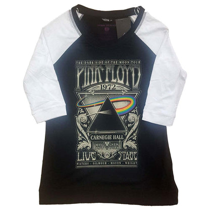 Carnegie Hall Poster Ladies Raglan Tee Junior Top