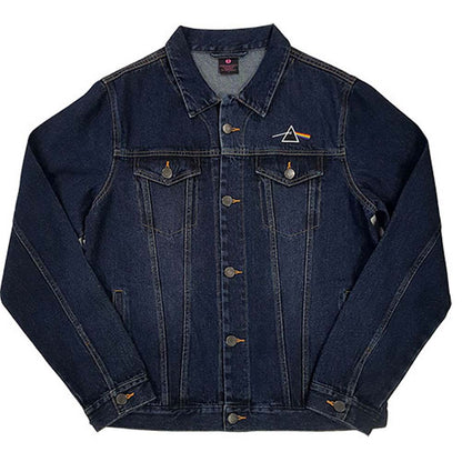 Pink Floyd Dark Side of the Moon Oval (Back Print) Denim Jacket Front