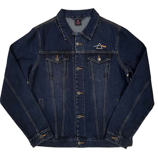 Pink Floyd Dark Side of the Moon Oval (Back Print) Denim Jacket Front