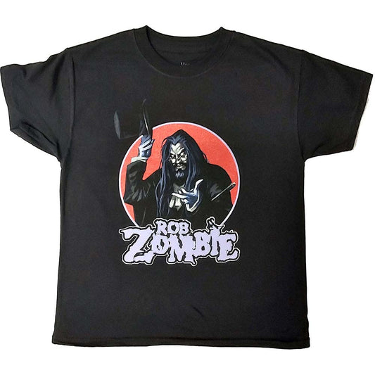Rob Zombie Magician Childrens T-shirt Front