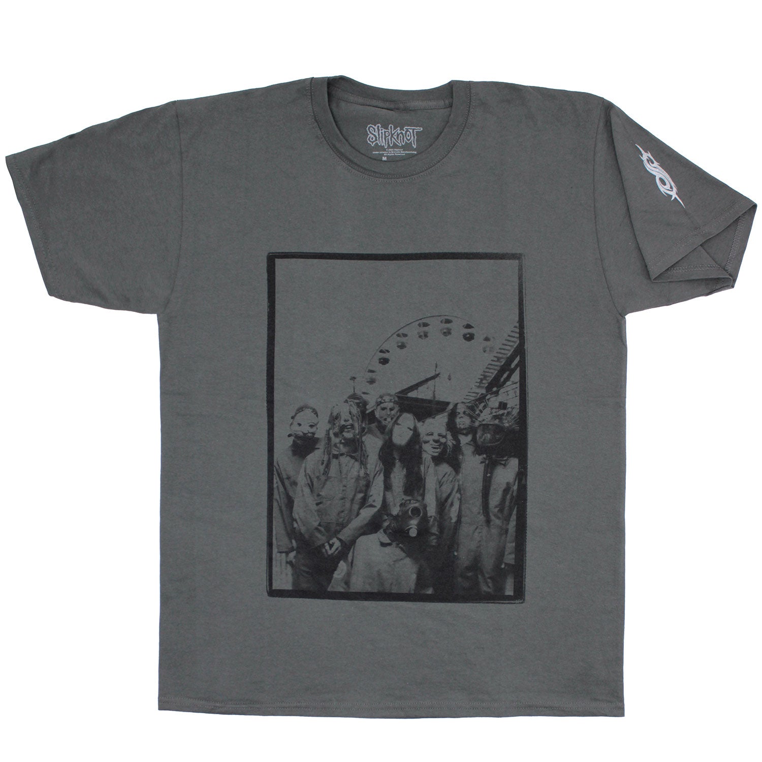 Amusement Park (Back Print) Slim Fit T-shirt