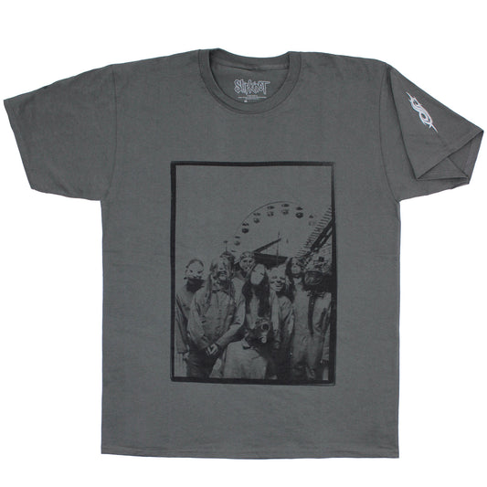 Amusement Park (Back Print) Slim Fit T-shirt