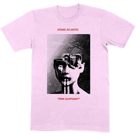 Stand Atlantic Pink Elephant Slim Fit T-shirt Front
