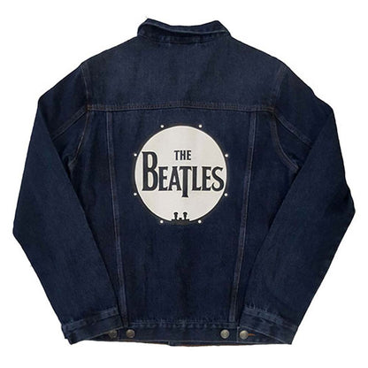 Beatles Drum Logo (Back Print) Denim Jacket Back