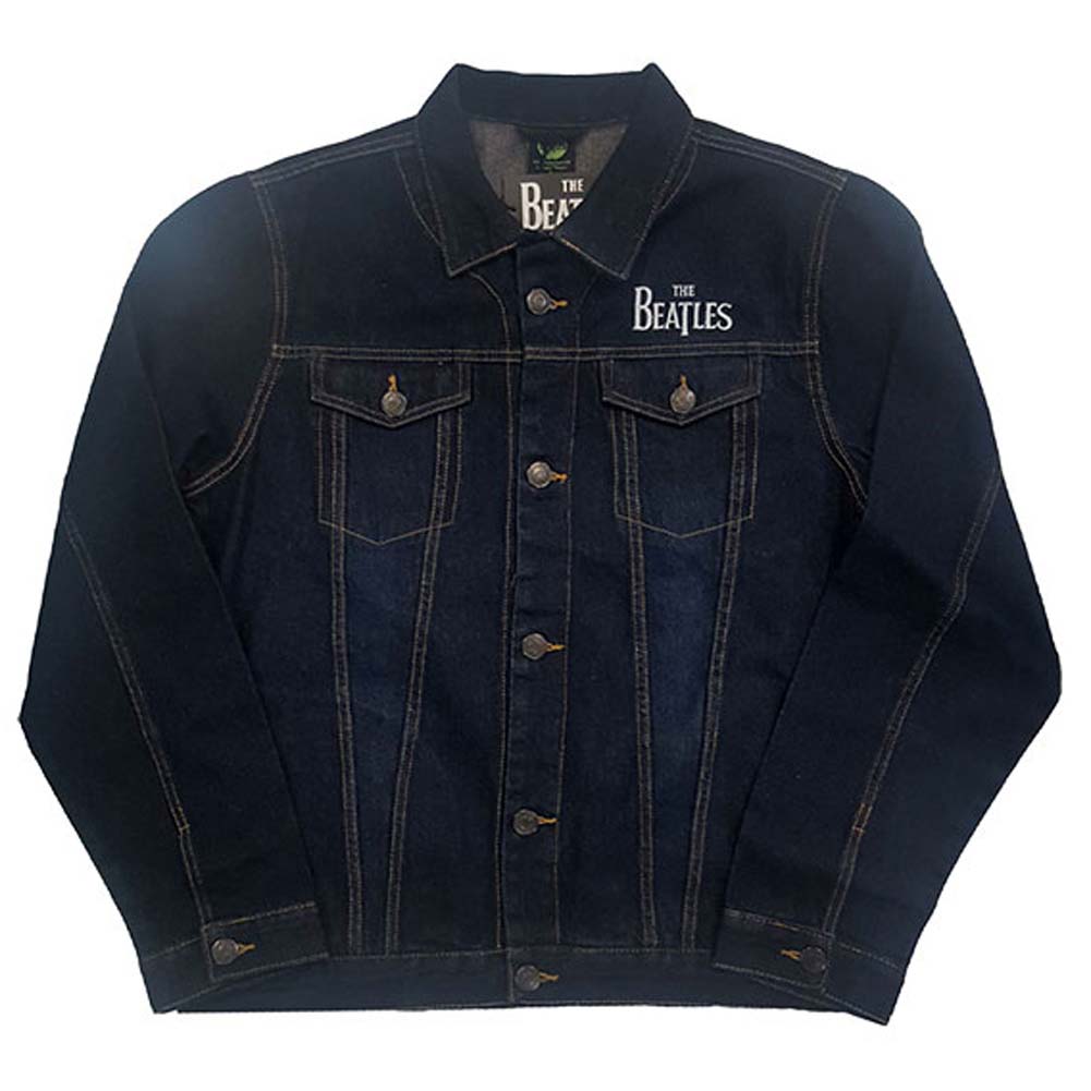 Beatles Drum Logo (Back Print) Denim Jacket Front