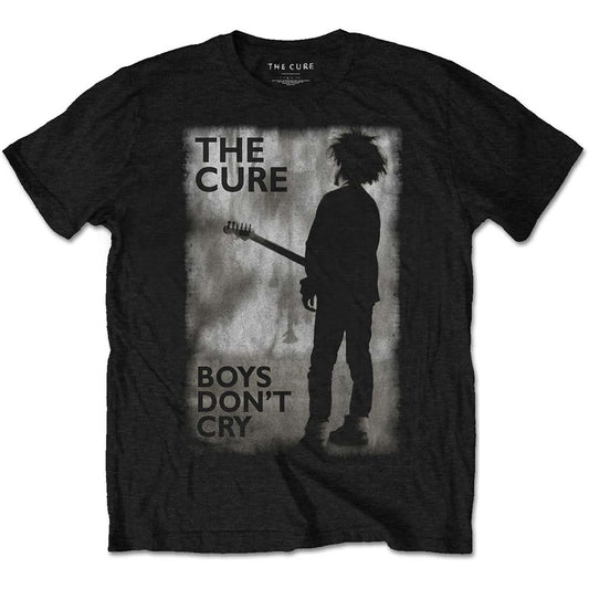 Cure Boys Don't Cry Black & White Slim Fit T-shirt Front