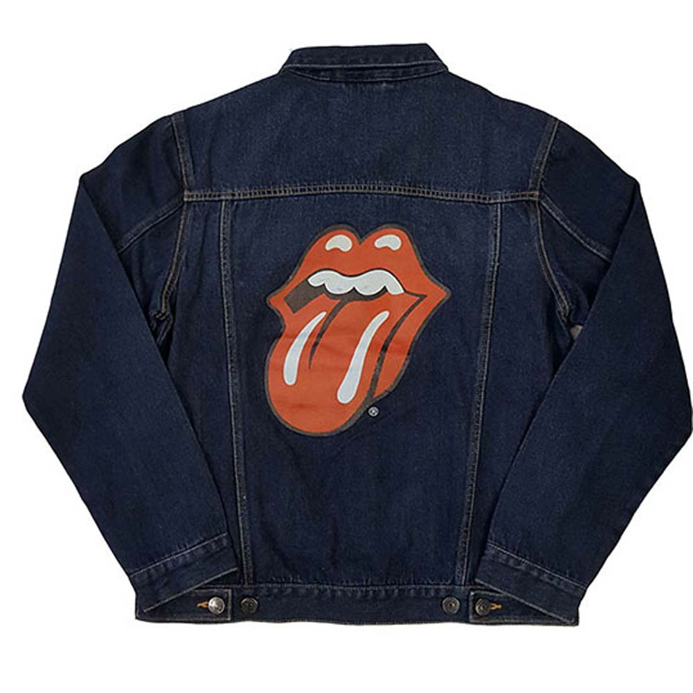 Rolling Stones Classic Tongue (Back Print) Denim Jacket Back