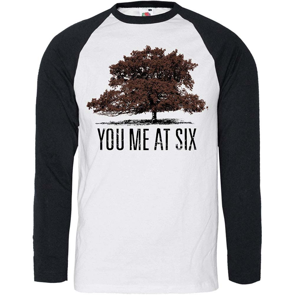 You Me At Six Tree Raglan Tee Baseball Jersey Front
