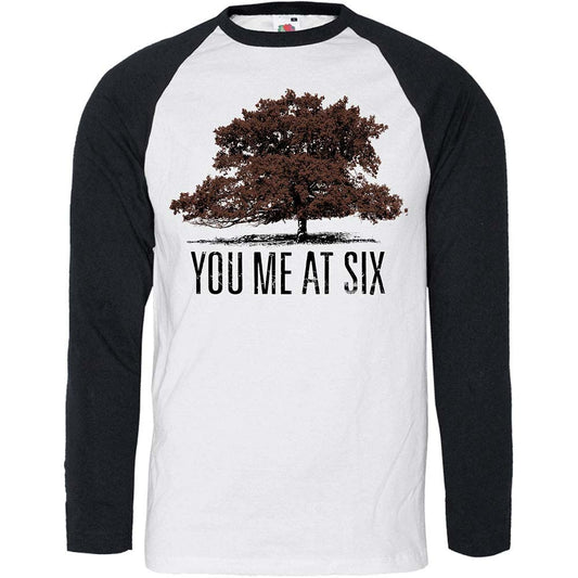 You Me At Six Tree Raglan Tee Baseball Jersey Front