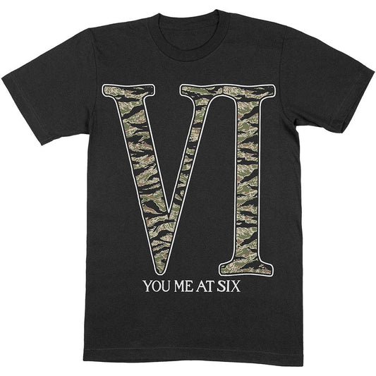 You Me At Six Camo VI Slim Fit T-shirt Front