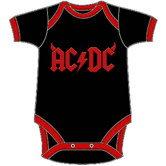 AC/DC Horns Bodysuit Front