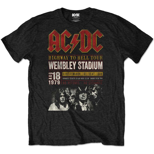 AC/DC Wembley '79 Eco-Tee Vintage T-shirt Front