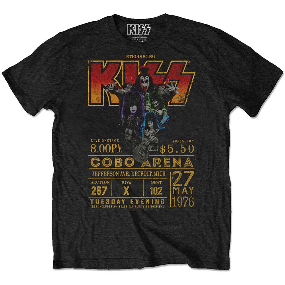 KISS Cobra Arena '76 Eco-Tee Vintage T-shirt Front