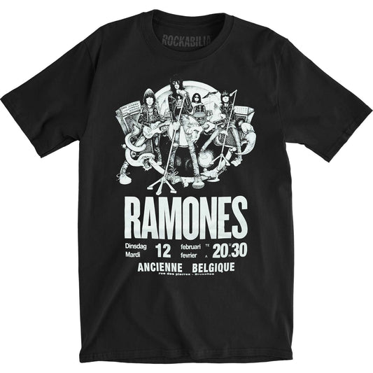 Ramones Belgique Eco-Tee Vintage T-shirt Front