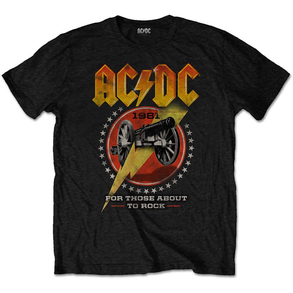 AC/DC For Those About To Rock 81 Slim Fit T-shirt Front