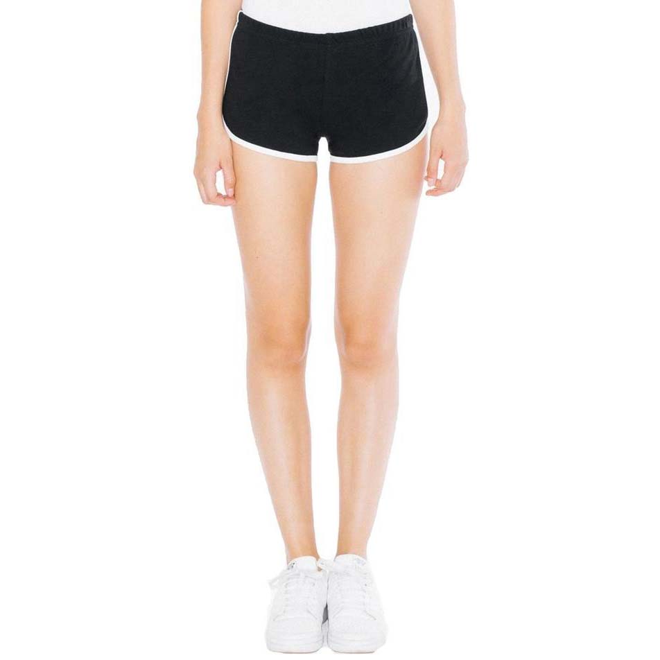 Amorphis Logo Ladies Running Shorts Booty Shorts Front