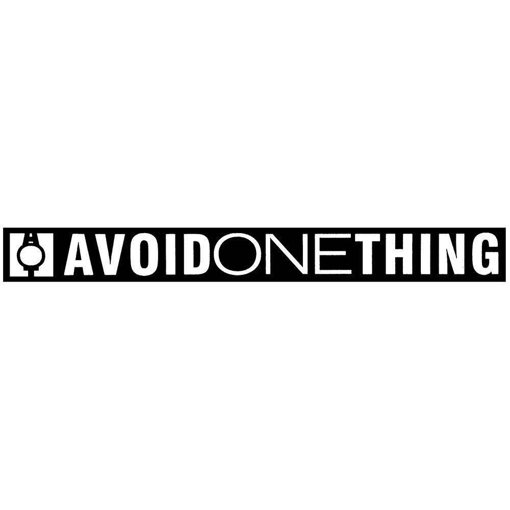Avoid One Thing AOT Logo Sticker Front