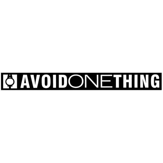 Avoid One Thing AOT Logo Sticker Front