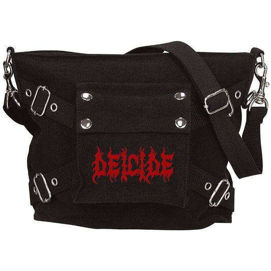 Deicide Vintage Logo Canvas Bag Messenger Bag Front