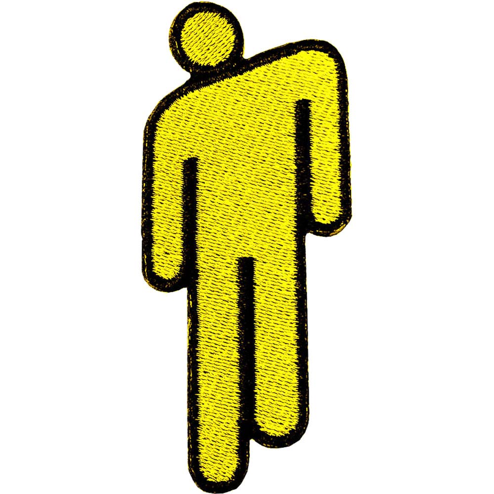Billie Eilish Blohsh Yellow Embroidered Patch Front