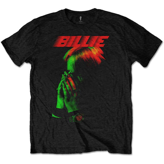 Billie Eilish Hands Face Slim Fit T-shirt Front