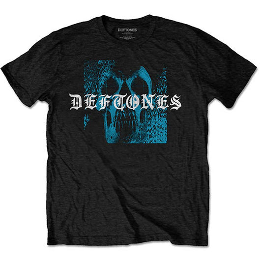 Deftones Static Skull (Back Print) Slim Fit T-shirt Front