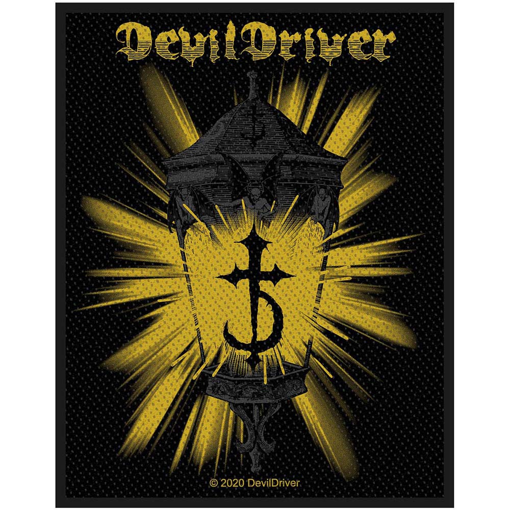 Devil Driver Lantern Woven Patch Front