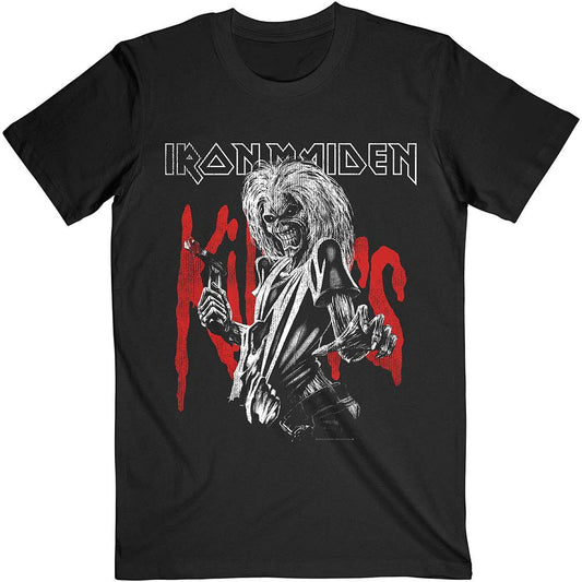 Iron Maiden Killers Eddie Large Graphic Distress Slim Fit T-shirt Front