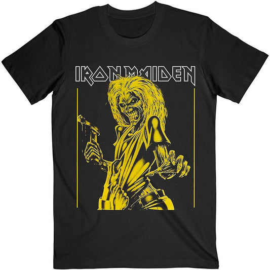 Iron Maiden Yellow Flyer Slim Fit T-shirt Front