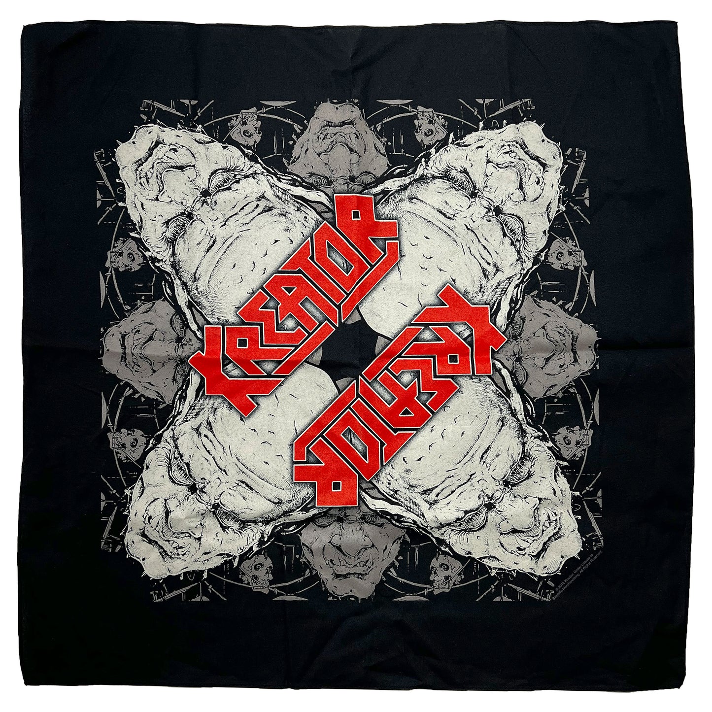 Kreator Skull Bandana Front