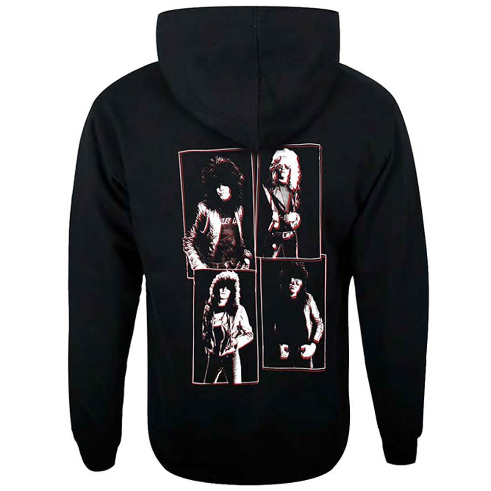 Motley Crue 40 Years (Back Print) Zippered Hooded Sweatshirt Back