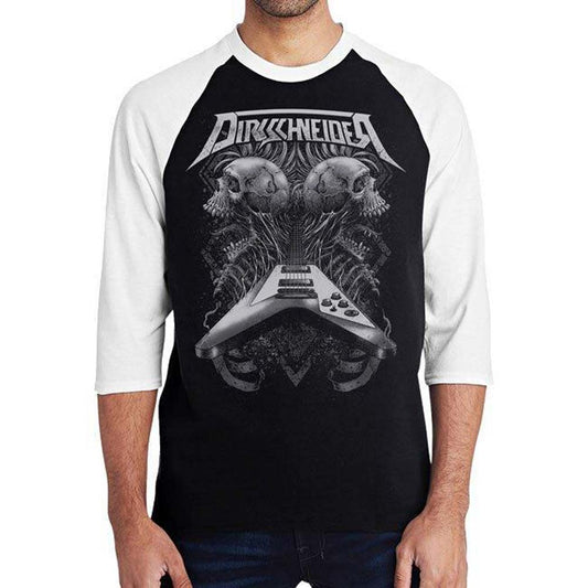 Dirkschneider Flying V Raglan Baseball Jersey Front