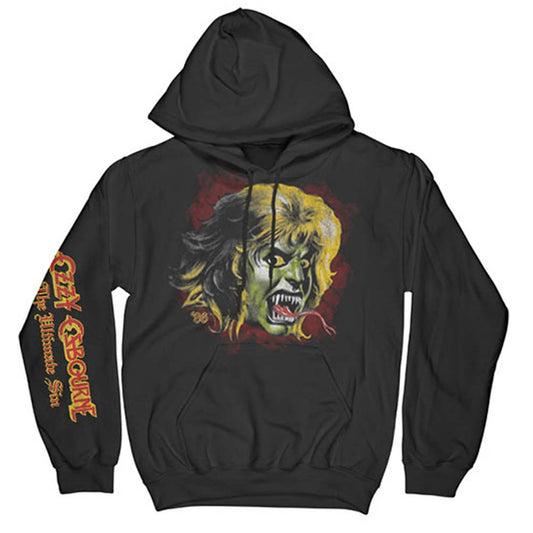 Ozzy Osbourne Ozzy Demon Hooded Sweatshirt Front