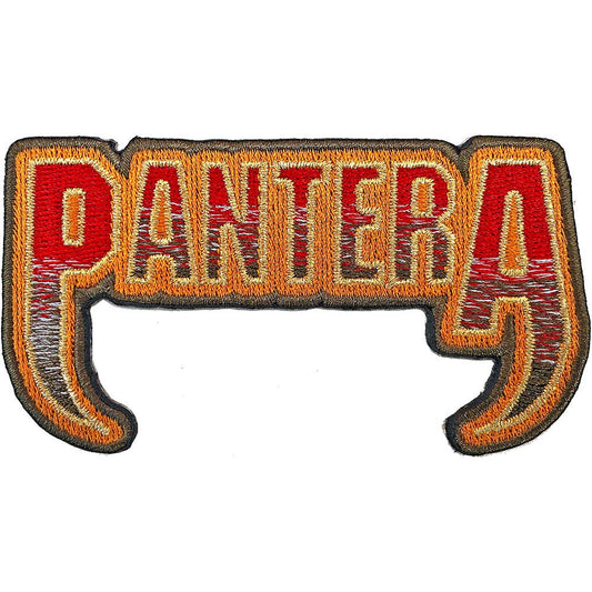 Pantera Fangs Logo Embroidered Patch Front