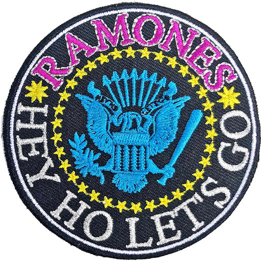 Ramones Hey Ho Let's Go V. 2 Embroidered Patch Front
