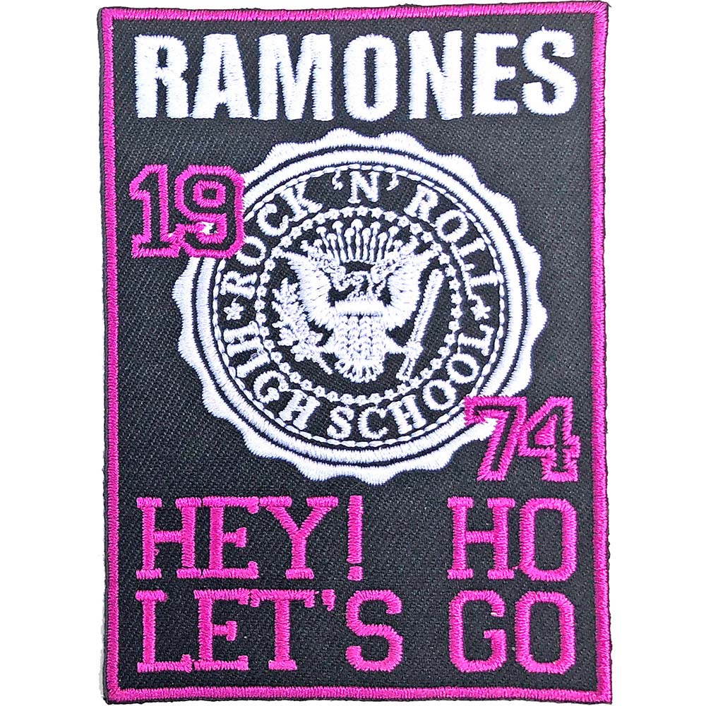 Ramones High School Embroidered Patch Front