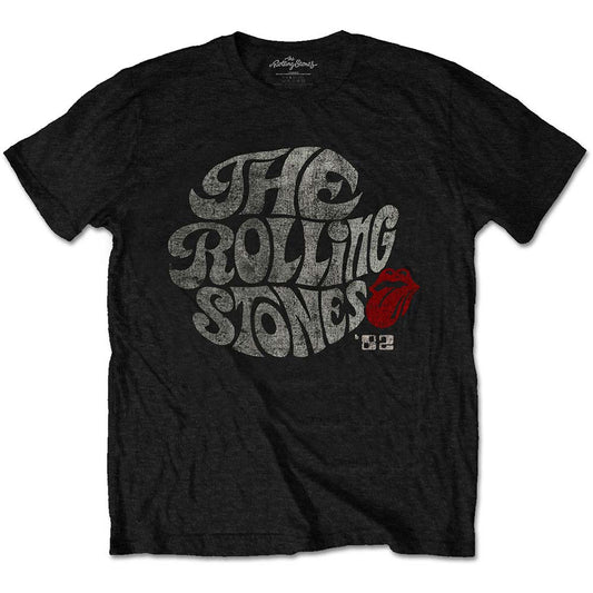 Rolling Stones Swirl Logo '82 Eco-Tee Vintage T-shirt Front