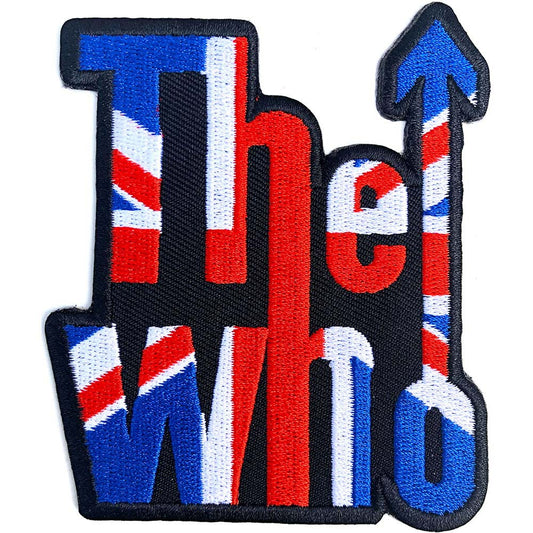 Who Union Jack Embroidered Patch Front