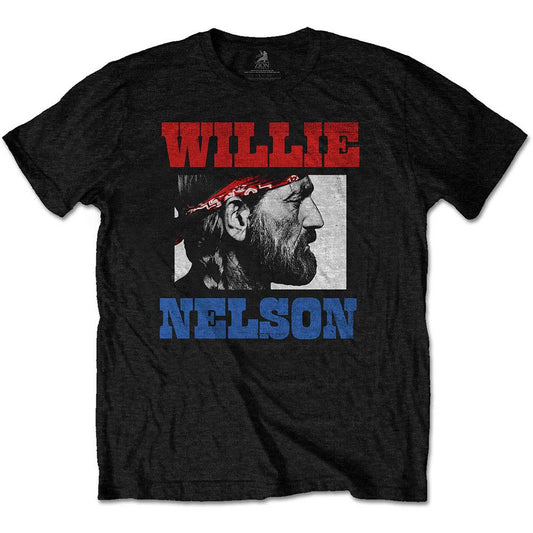 Willie Nelson Stare Slim Fit T-shirt Front