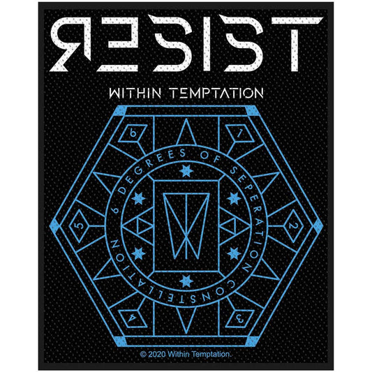 Resist Hexagon Woven Patch