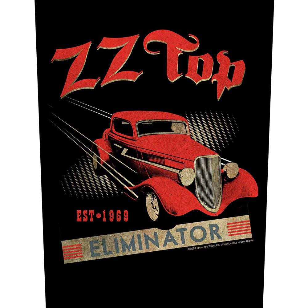 ZZ Top Eliminator Back Patch Front