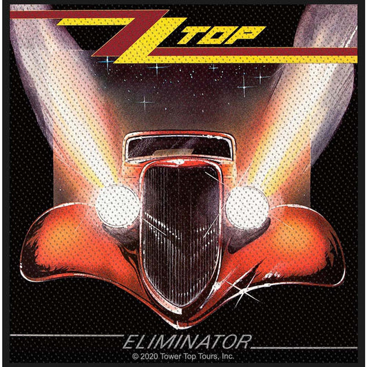ZZ Top Eliminator Woven Patch Front