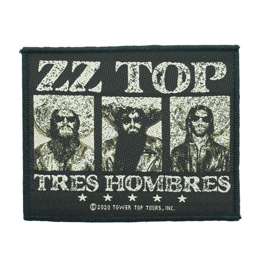 ZZ Top Tres Hombres Woven Patch Front