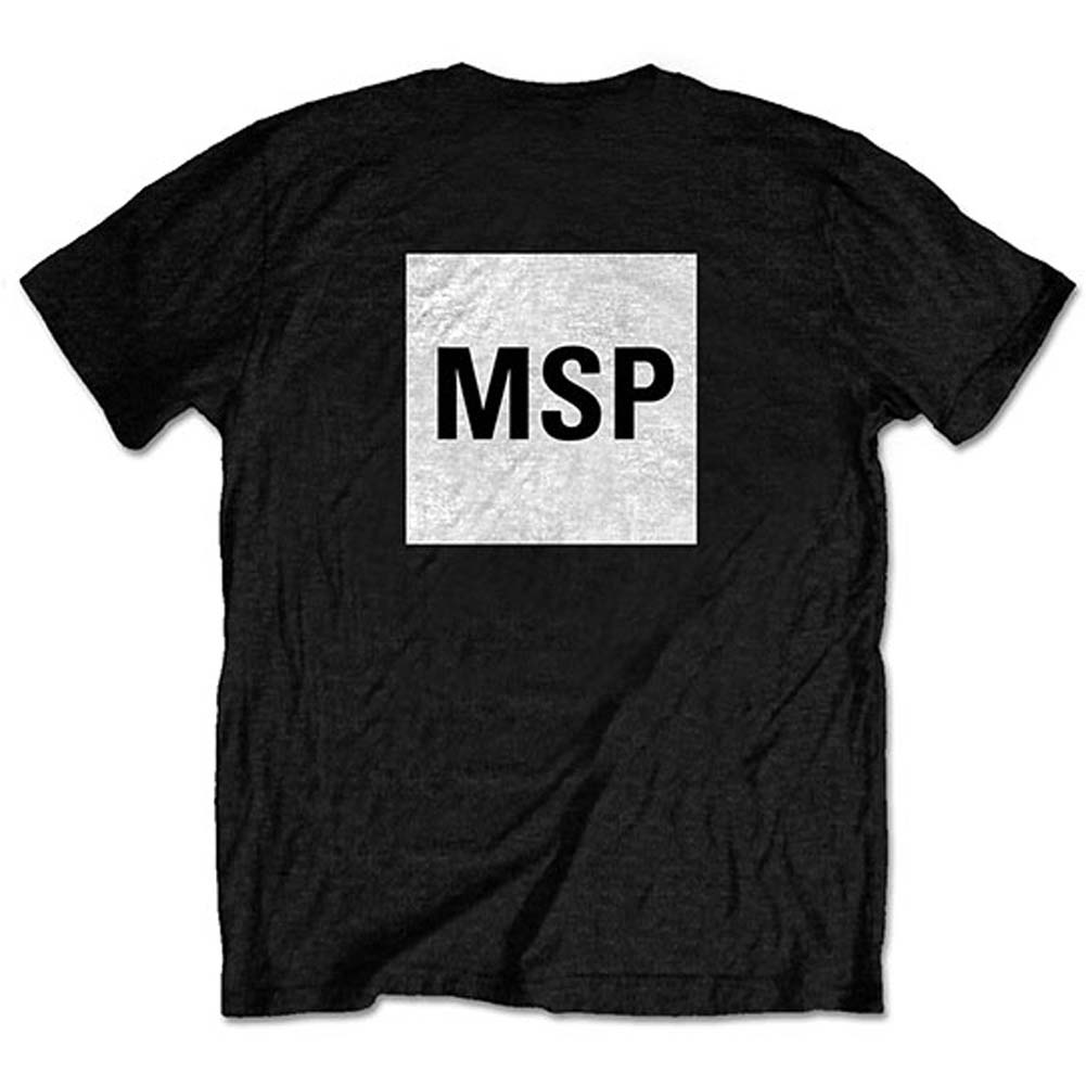 Manic Street Preachers Block Logo (Back Print) Slim Fit T-shirt Back