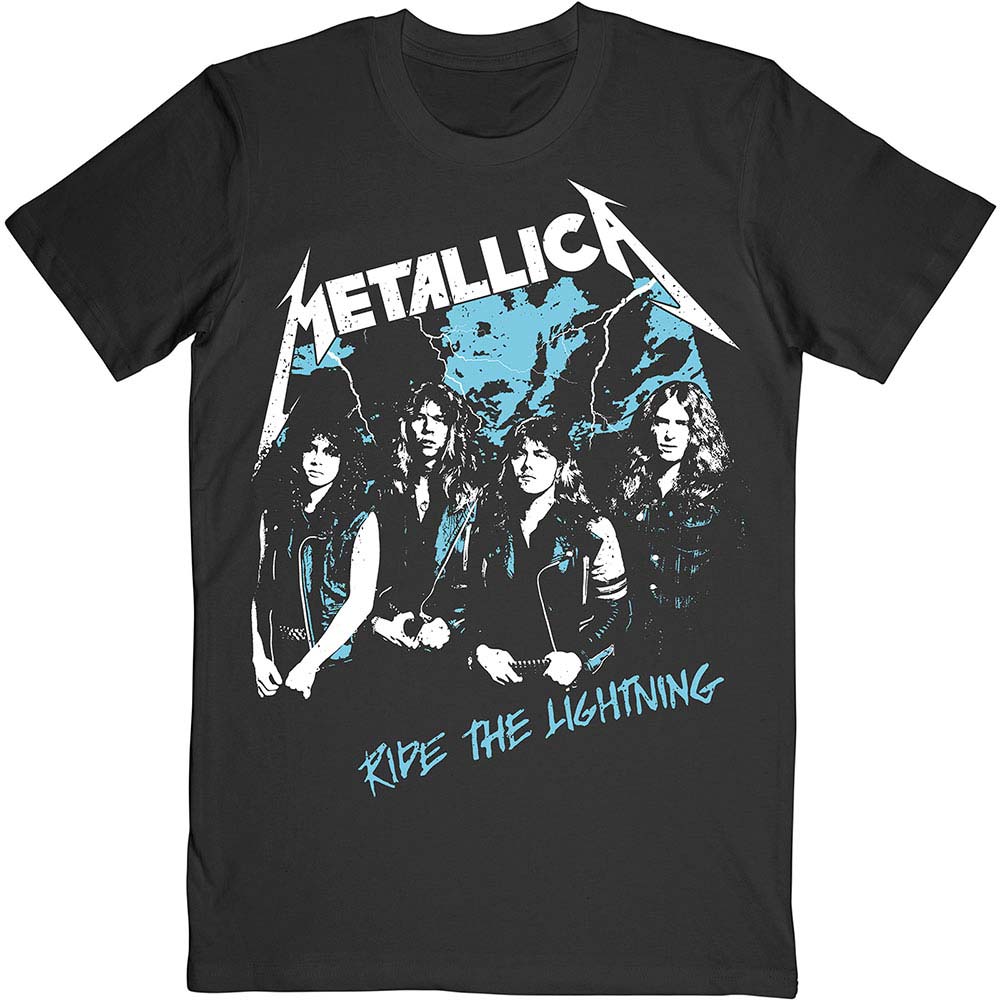 Metallica Vintage Ride The Lightning Slim Fit T-shirt Front