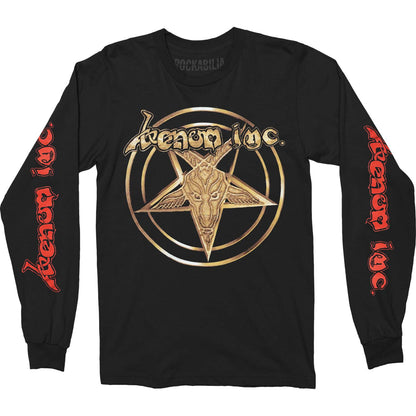Venom Inc. Gold Star Logo At War Long Sleeve Front
