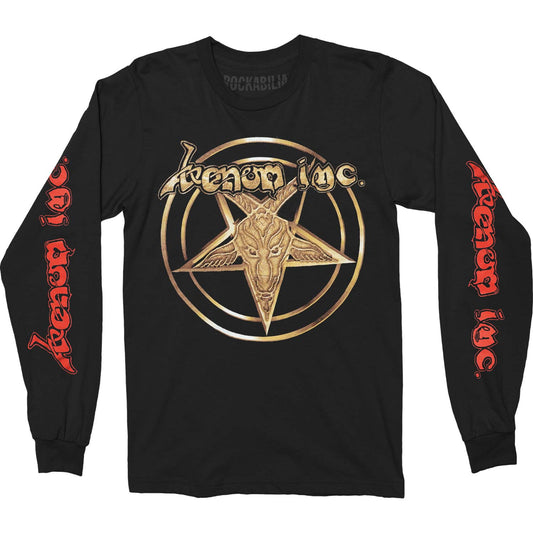 Venom Inc. Gold Star Logo At War Long Sleeve Front