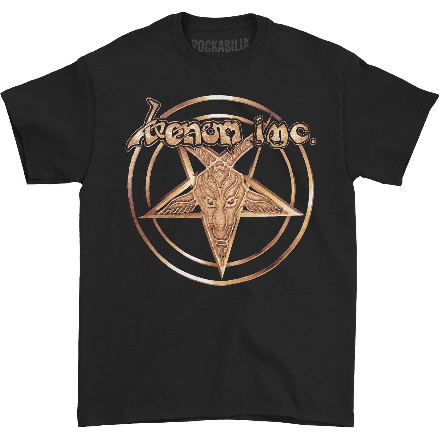 Venom Inc. Gold Star Logo At War T-shirt Front