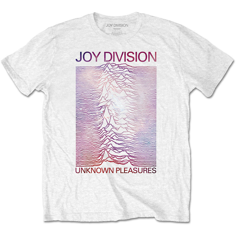 Joy Division Space - Unknown Pleasures Gradient Slim Fit T-shirt Front
