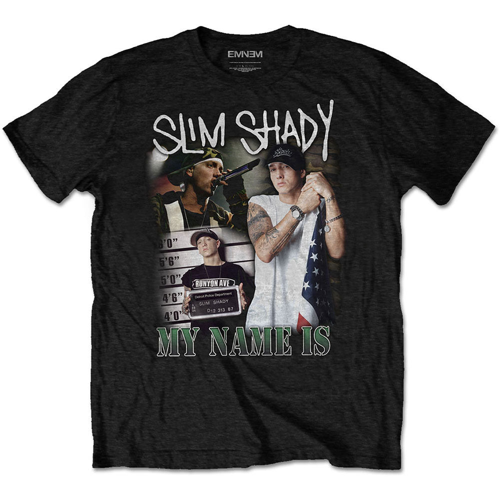 Eminem My Name is Homage Slim Fit T-shirt Front